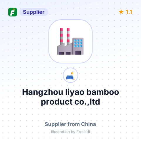 Hangzhou liyao bamboo product co.,ltd – summary card, no photo uploaded yet