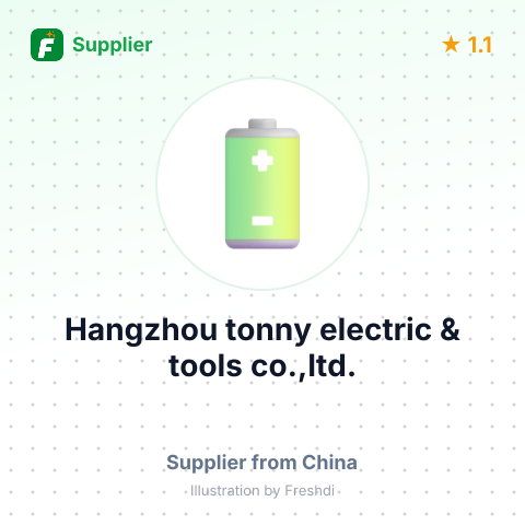 Hangzhou tonny electric & tools co.,ltd. – summary card, no photo uploaded yet
