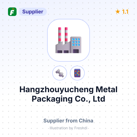 Hangzhouyucheng Metal Packaging Co., Ltd – summary card, no photo uploaded yet