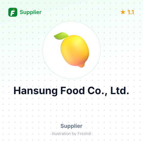 Hansung Food Co., Ltd. – summary card, no photo uploaded yet