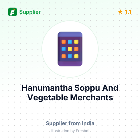 Hanumantha Soppu And Vegetable Merchants  – summary card, no photo uploaded yet