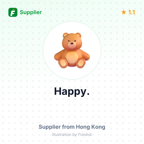 Happy. – summary card, no photo uploaded yet