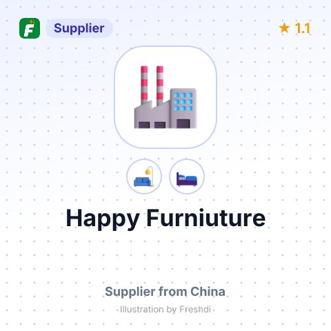 Happy Furniuture – summary card, no photo uploaded yet