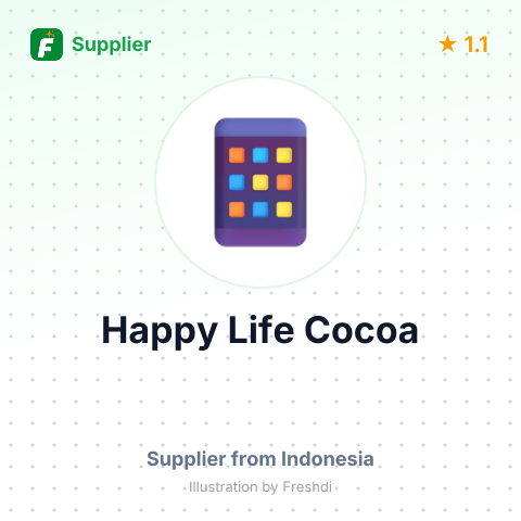Happy Life Cocoa  – summary card, no photo uploaded yet
