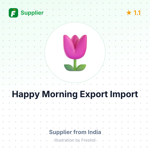 Happy Morning Export Import  – summary card, no photo uploaded yet