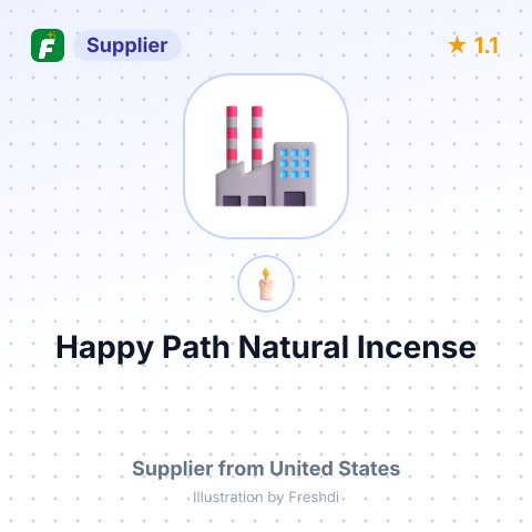 Happy Path Natural Incense – summary card, no photo uploaded yet