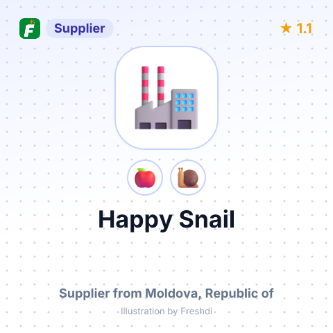 Happy Snail  – summary card, no photo uploaded yet