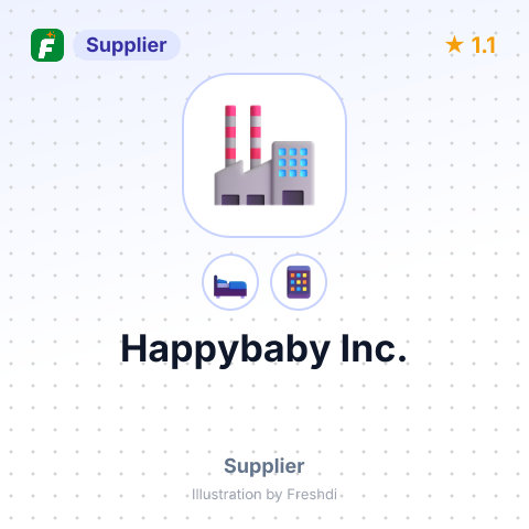 Happybaby Inc. – summary card, no photo uploaded yet