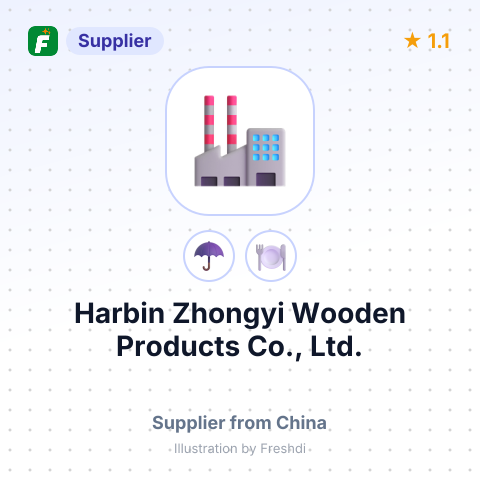 Harbin Zhongyi Wooden Products Co., Ltd. – summary card, no photo uploaded yet