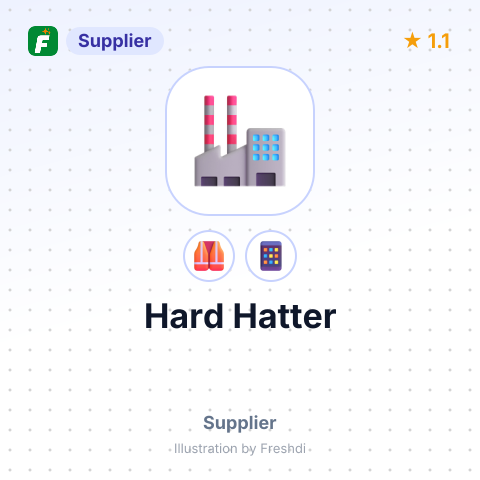 Hard Hatter – summary card, no photo uploaded yet