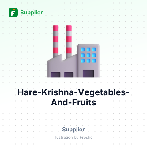 Hare Krishna Vegetables And Fruits – summary card, no photo uploaded yet