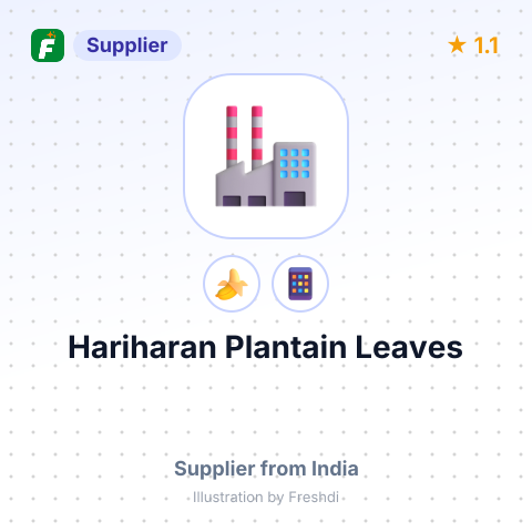 Hariharan Plantain Leaves  – summary card, no photo uploaded yet