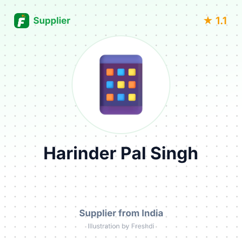 Harinder Pal Singh  – summary card, no photo uploaded yet