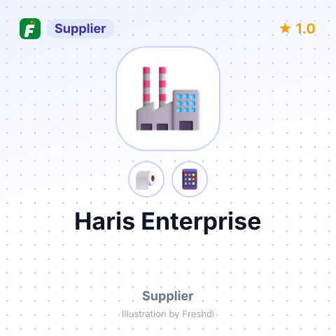 Haris Enterprise – summary card, no photo uploaded yet
