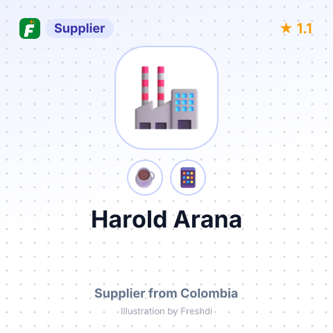 Harold Arana  – summary card, no photo uploaded yet