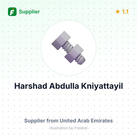 Harshad Abdulla Kniyattayil  – summary card, no photo uploaded yet