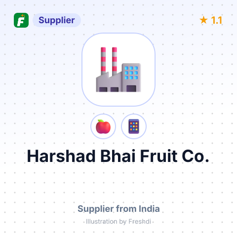 Harshad Bhai Fruit Co.  – summary card, no photo uploaded yet