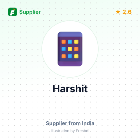 Harshit – summary card, no photo uploaded yet