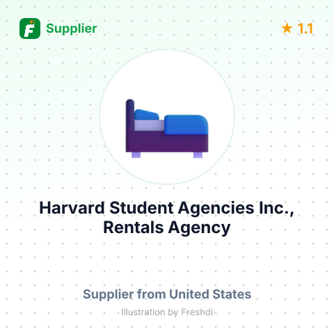 Harvard Student Agencies Inc., Rentals Agency – summary card, no photo uploaded yet