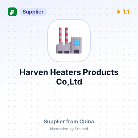 Harven Heaters Products Co,Ltd – summary card, no photo uploaded yet