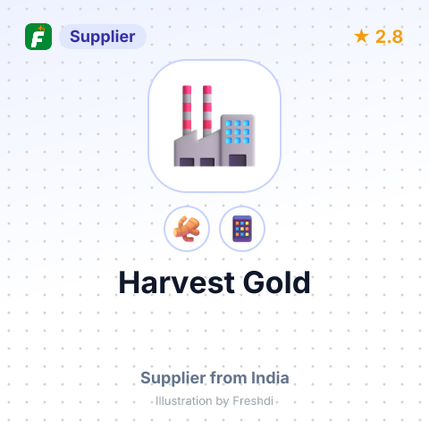 Harvest Gold – summary card, no photo uploaded yet