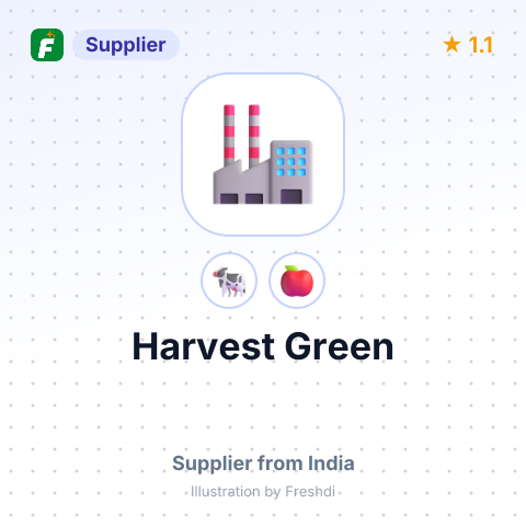 Harvest Green  – summary card, no photo uploaded yet