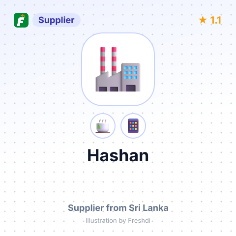 Hashan  – summary card, no photo uploaded yet