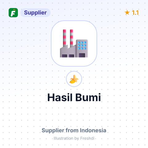 Hasil Bumi  – summary card, no photo uploaded yet