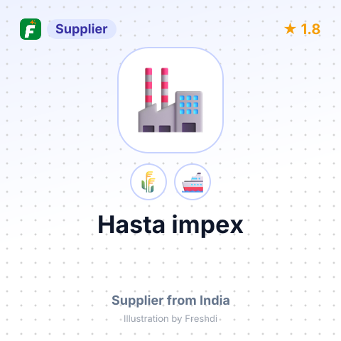 Hasta impex – summary card, no photo uploaded yet