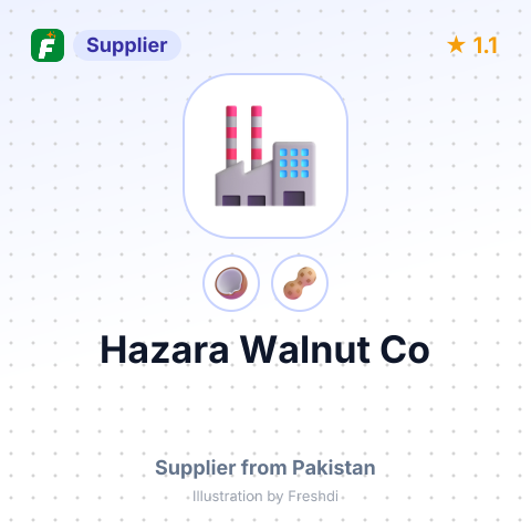 Hazara Walnut Co – summary card, no photo uploaded yet