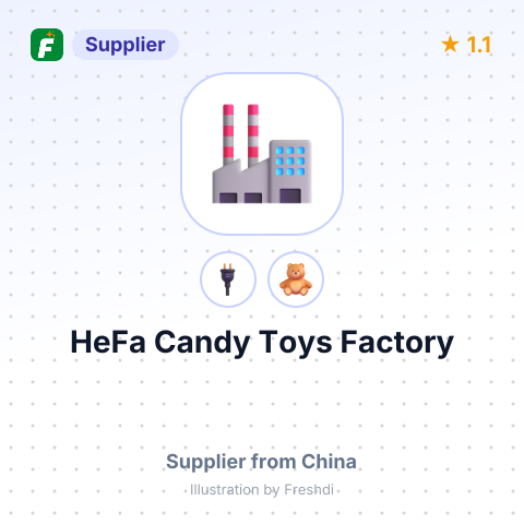 HeFa Candy Toys Factory – summary card, no photo uploaded yet
