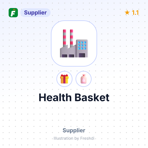 Health Basket – summary card, no photo uploaded yet