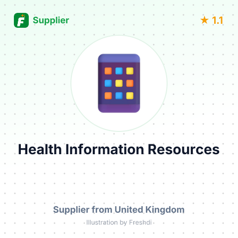 Health Information Resources – summary card, no photo uploaded yet