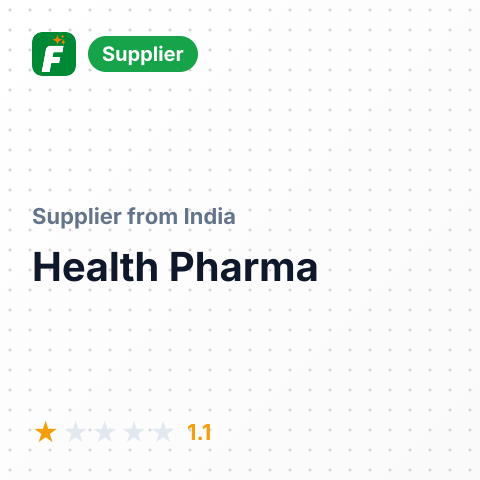Health Pharma  – summary card, no photo uploaded yet