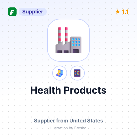 Health Products – summary card, no photo uploaded yet