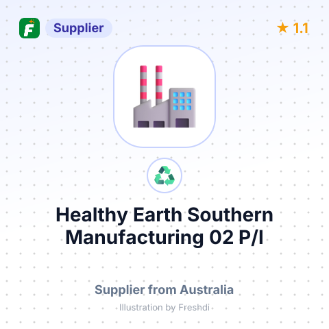 Healthy Earth Southern Manufacturing 02 P/l – summary card, no photo uploaded yet
