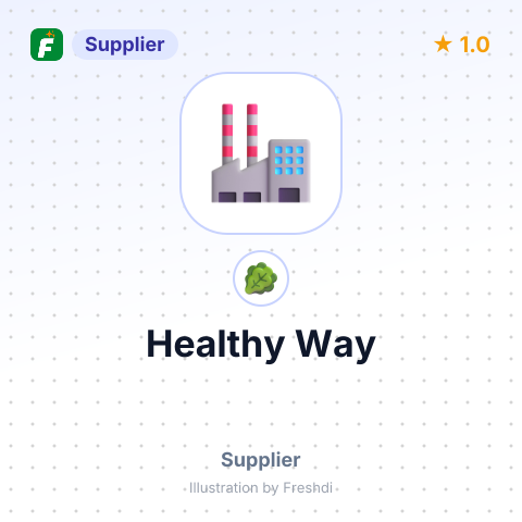 Healthy Way – summary card, no photo uploaded yet