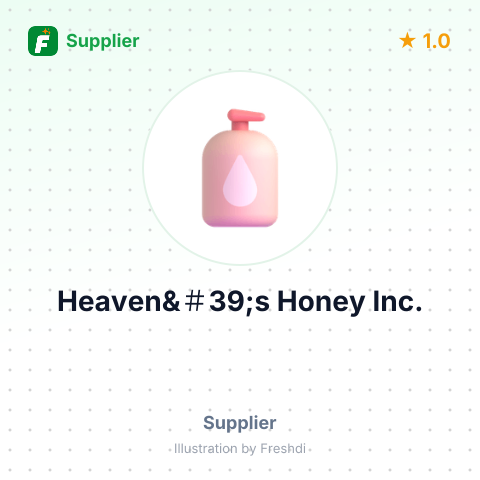 Heaven&＃39;s Honey Inc. – summary card, no photo uploaded yet
