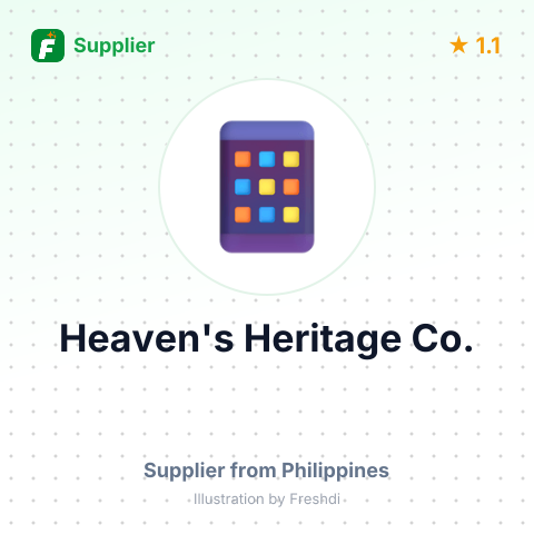 Heaven's Heritage Co.  – summary card, no photo uploaded yet