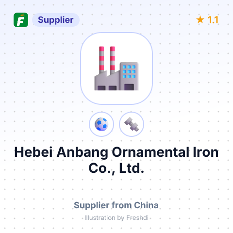 Hebei Anbang Ornamental Iron Co., Ltd. – summary card, no photo uploaded yet