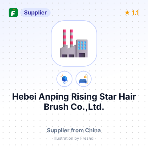Hebei Anping Rising Star Hair Brush Co.,Ltd. – summary card, no photo uploaded yet