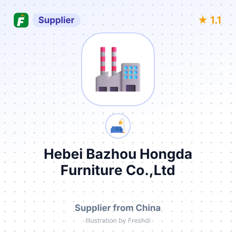 Hebei Bazhou Hongda Furniture Co.,Ltd – summary card, no photo uploaded yet