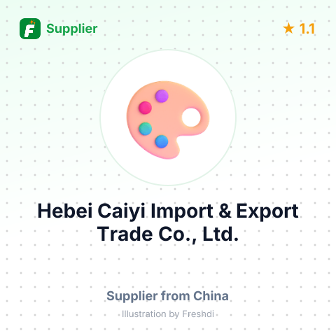 Hebei Caiyi Import & Export Trade Co., Ltd. – summary card, no photo uploaded yet