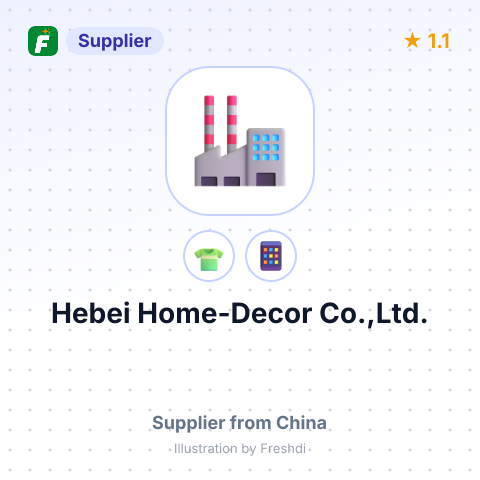 Hebei Home-Decor Co.,Ltd. – summary card, no photo uploaded yet