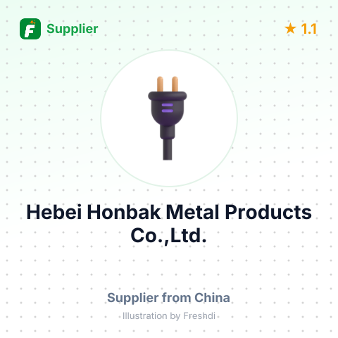 Hebei Honbak Metal Products Co.,Ltd. – summary card, no photo uploaded yet