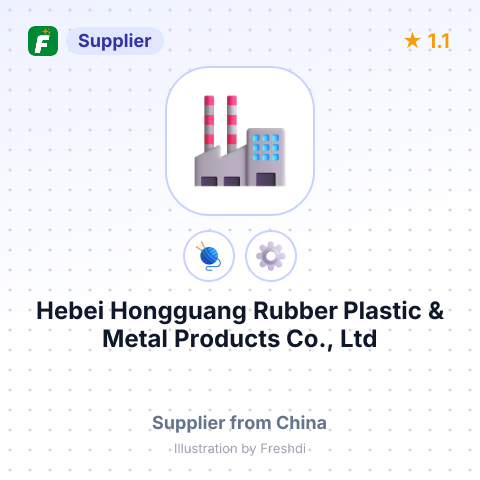 Hebei Hongguang Rubber Plastic & Metal Products Co., Ltd – summary card, no photo uploaded yet