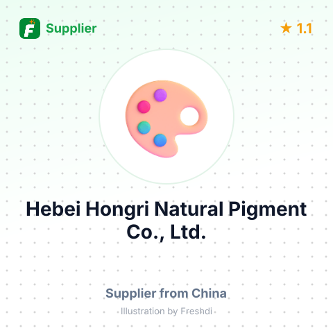 Hebei Hongri Natural Pigment Co., Ltd. – summary card, no photo uploaded yet