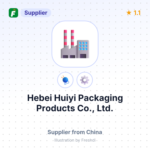 Hebei Huiyi Packaging Products Co., Ltd. – summary card, no photo uploaded yet