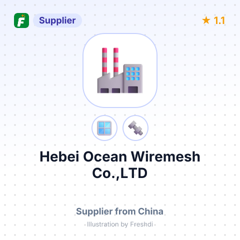 Hebei Ocean Wiremesh Co.,LTD – summary card, no photo uploaded yet