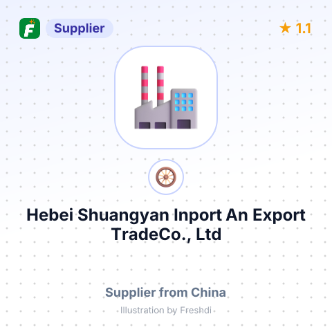 Hebei Shuangyan Inport An Export TradeCo., Ltd – summary card, no photo uploaded yet